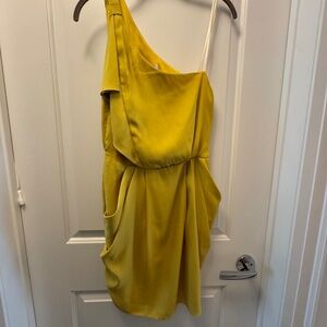 BCBGenerarion occasion dress with one shoulder